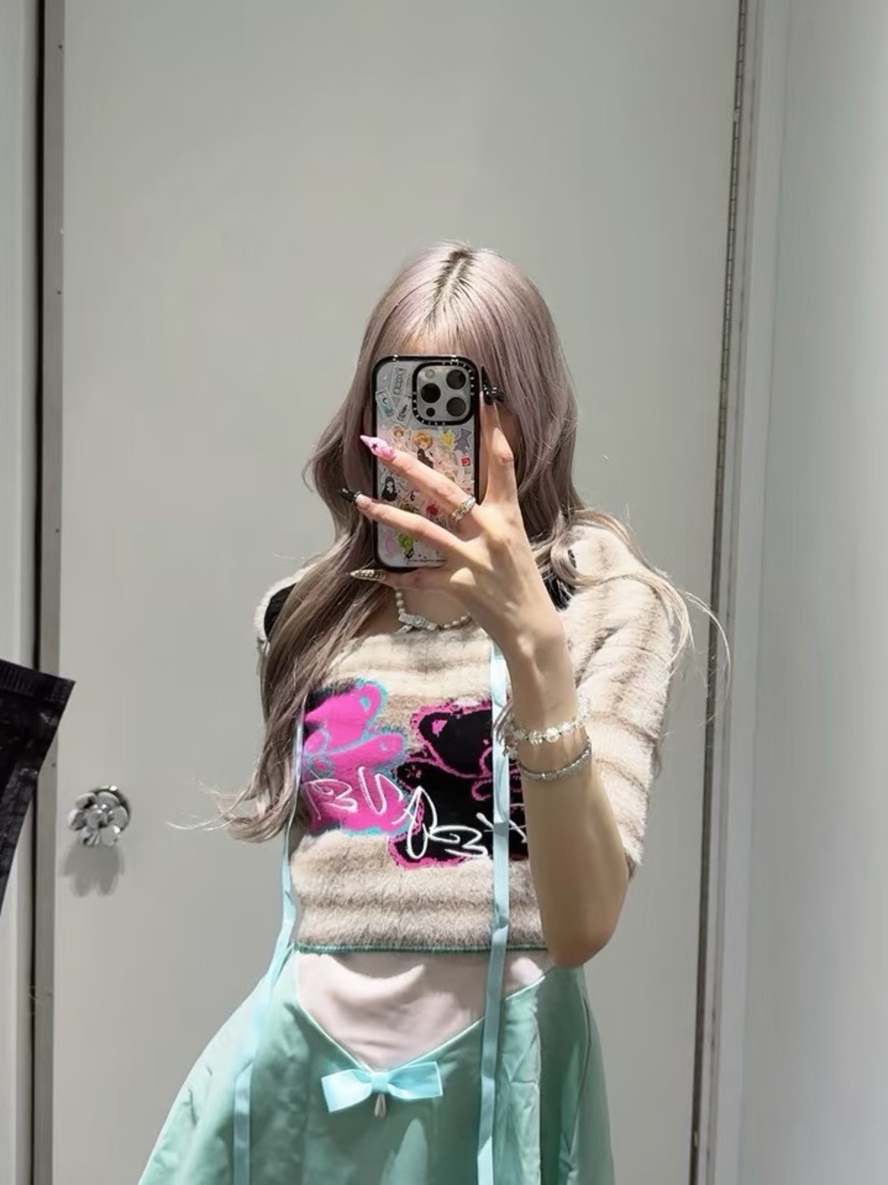 Heaven by Marc Jacobs x Kiko fuzzy knit top